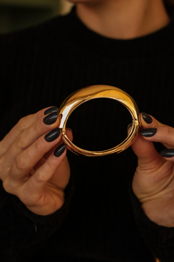 Bracelete Bali Minimalista Banhada em Ouro Amarelo 18k