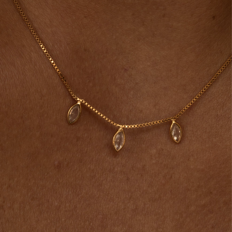 Colar Pingente Navete