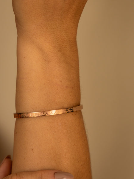 Bracelete Pai Nosso Rose