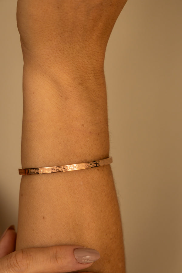 Bracelete Pai Nosso Rose