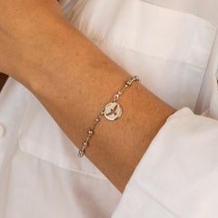 Pulseira Divino Espirito Santo Ródio