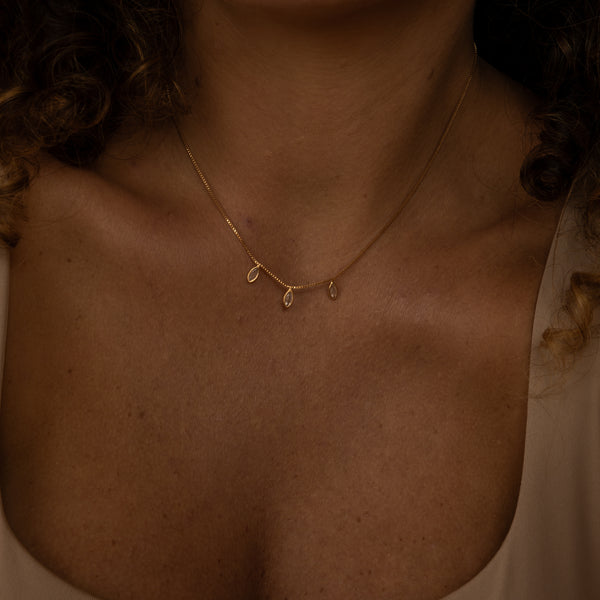 Colar Pingente Navete