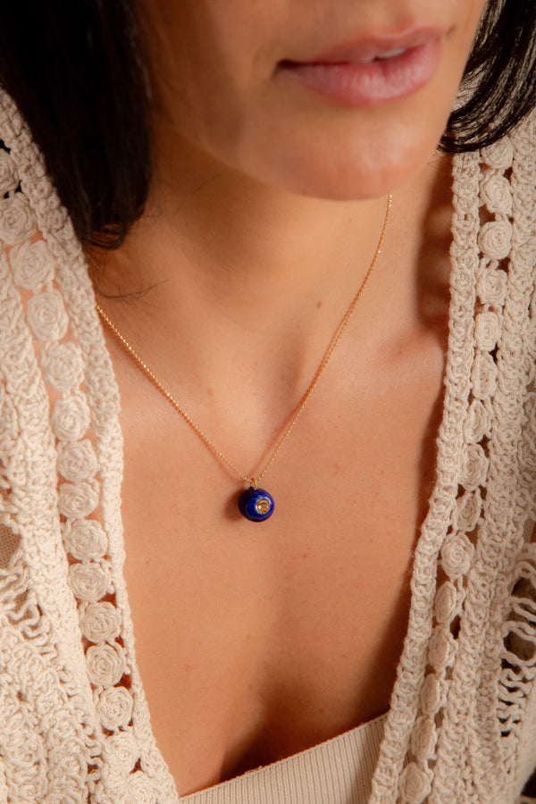 Colar Olho Grego Porcelana P925