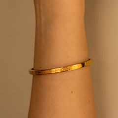Bracelete Pai Nosso Dourado