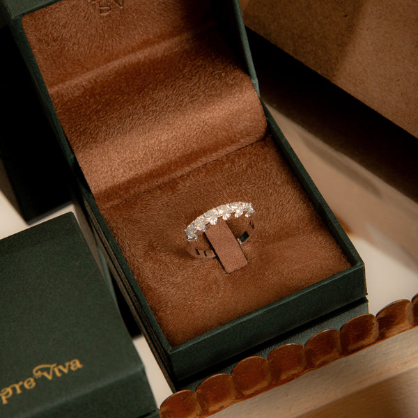 Anel Aparador Clássico Moissanite 1.8Ct/4.0mm P925