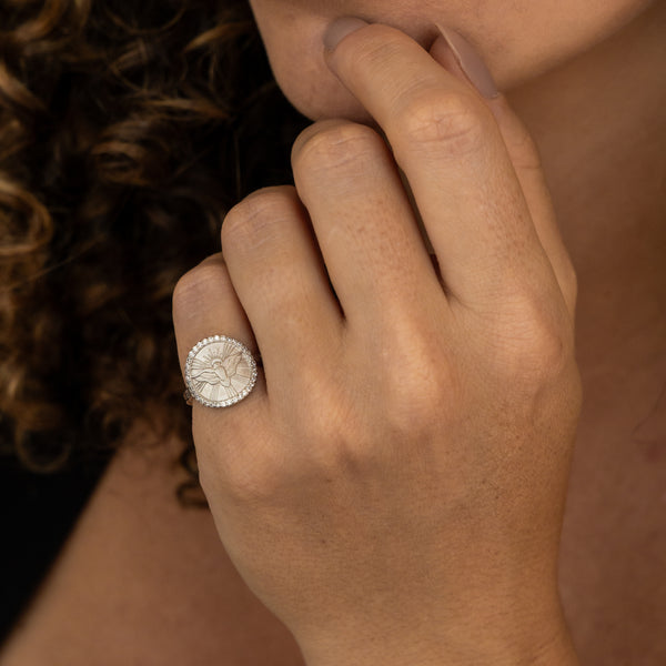 Anel Divino Espirito Santo P925