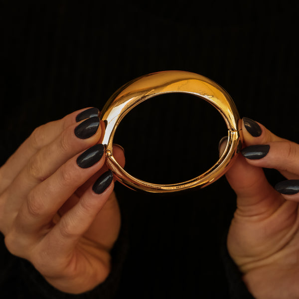 Bracelete Bali Minimalista Banhada em Ouro Amarelo 18k