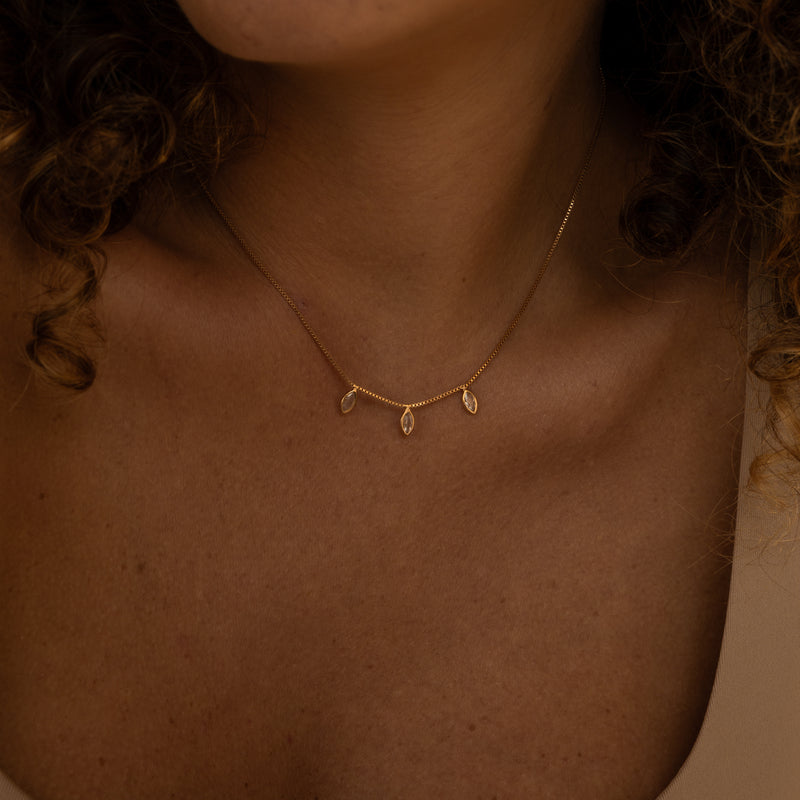 Colar Pingente Navete