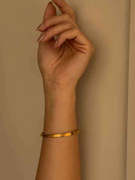 Bracelete Pai Nosso Ouro Amarelo 18k