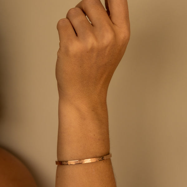 Bracelete Pai Nosso Rose