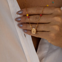 Escapulário Divino Espírito Santo Colorido