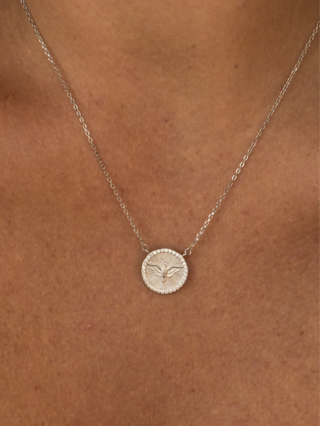 Colar Medalha Divino Espirito Santo P925