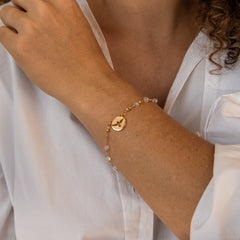 Pulseira Divino Espirito Santo Cristais