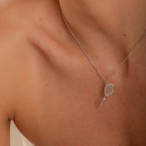 Colar Pingente Raquete de Tênis P925