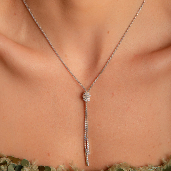 Colar Gravata Nó P925