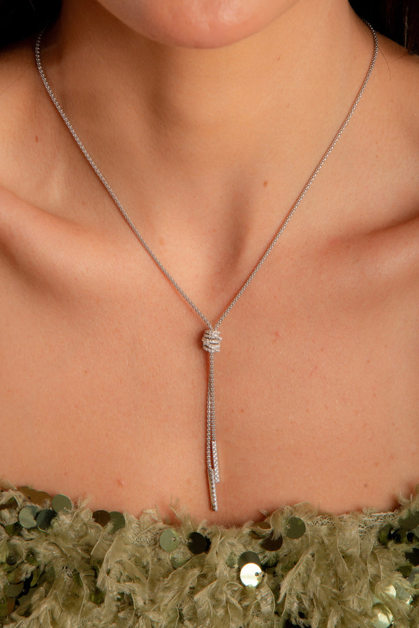 Colar Gravata Nó P925