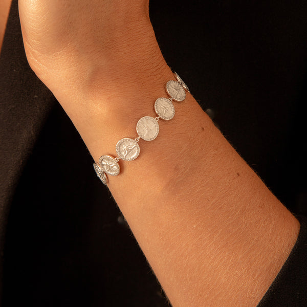 Pulseira Medalhas Divino Espirito Santo P925