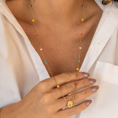 Escapulário Divino Espírito Santo Colorido