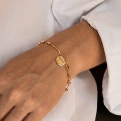 Pulseira Divino Espirito Dourado