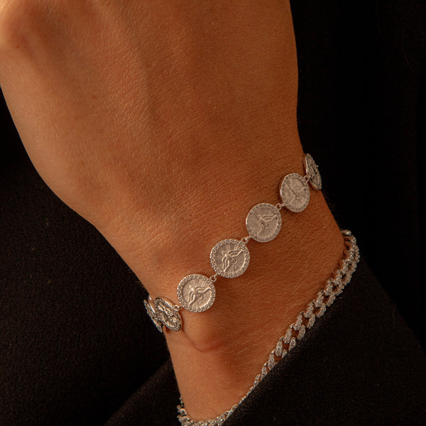 Pulseira Medalhas Divino Espirito Santo P925