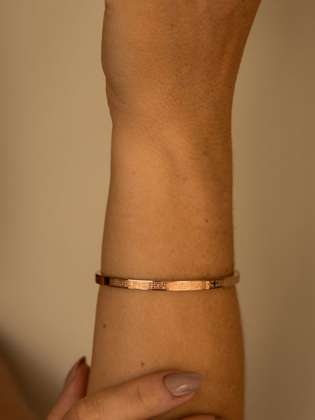 Bracelete Pai Nosso Rose