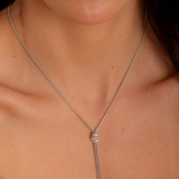 Colar Gravata Nó P925