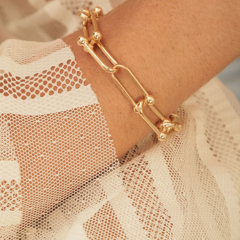 Pulseira Elo Ouro Amarelo 18k