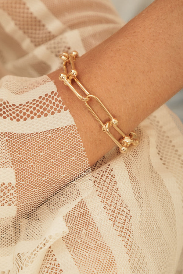 Pulseira Elo Ouro Amarelo 18k