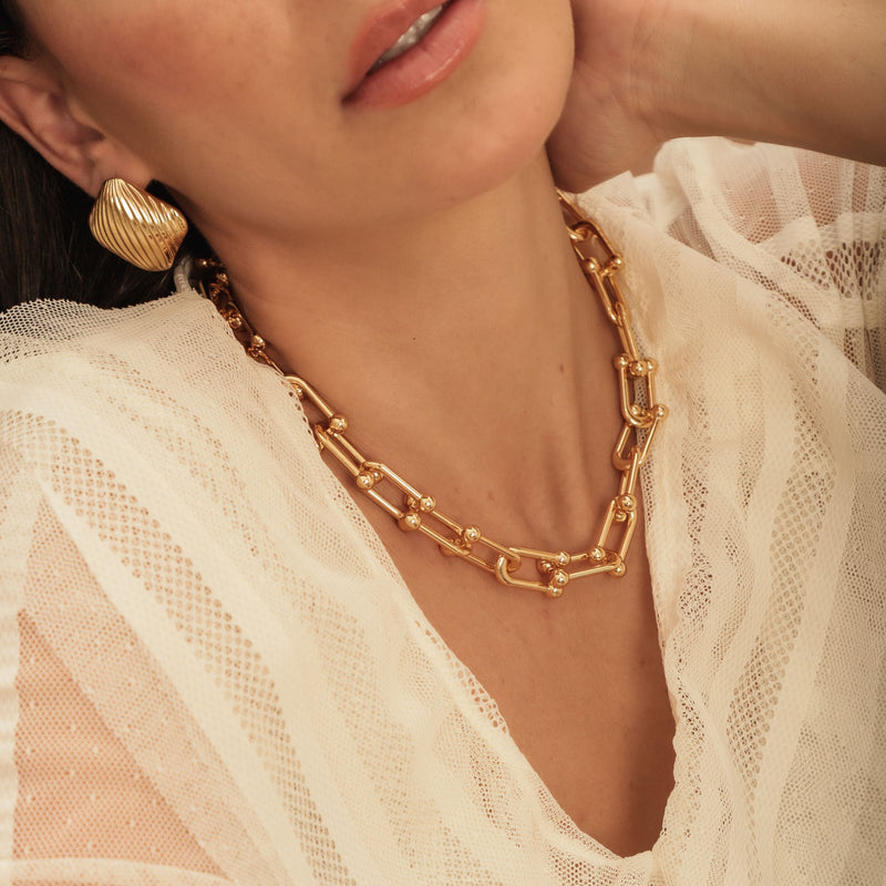 Colar Elo Ouro Amarelo 18k