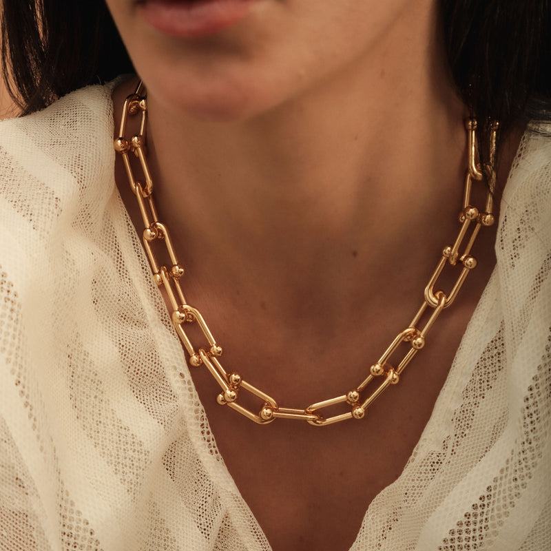 Colar Elo Ouro Amarelo 18k