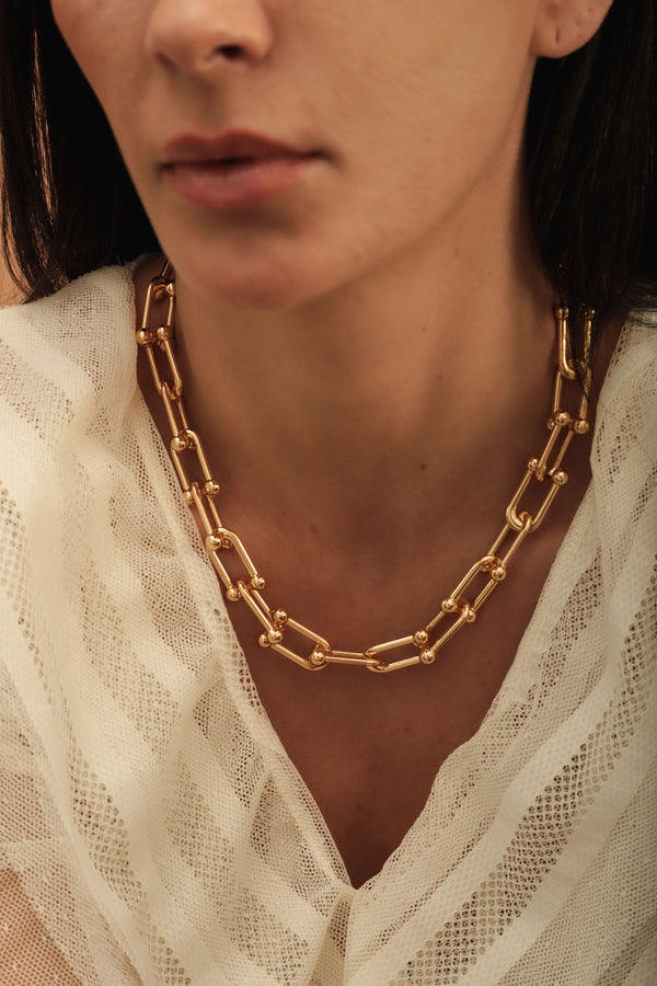Colar Elo Ouro Amarelo 18k