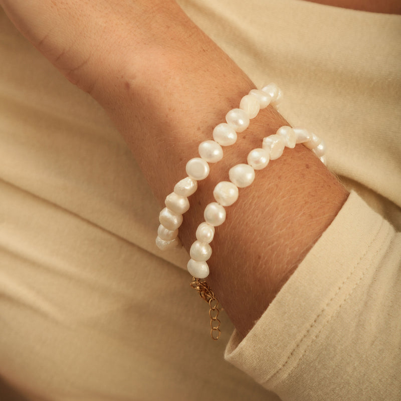 Pulseira Pérolas de Água Doce Natural