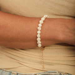 Pulseira Pérolas de Água Doce Natural