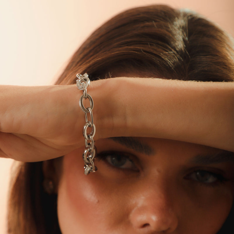 Pulseira de Elos Largos