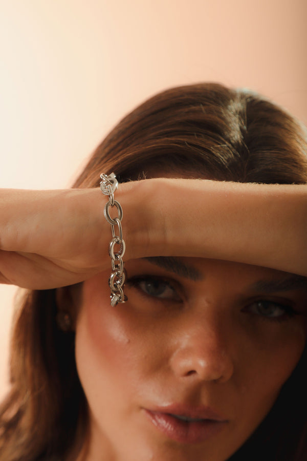 Pulseira de Elos Largos