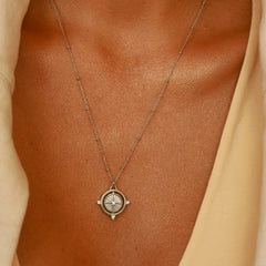 Colar Bussola Madrepérola – Prata 925