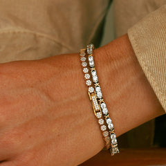 Pulseira Riviera Cravação 4 Pontas Aurora – Prata 925