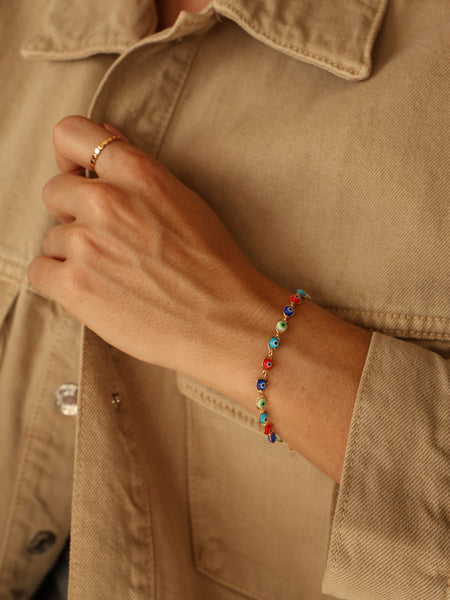 Pulseira Olho Grego Rainbow