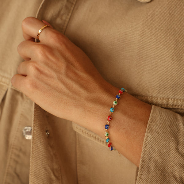Pulseira Olho Grego Rainbow