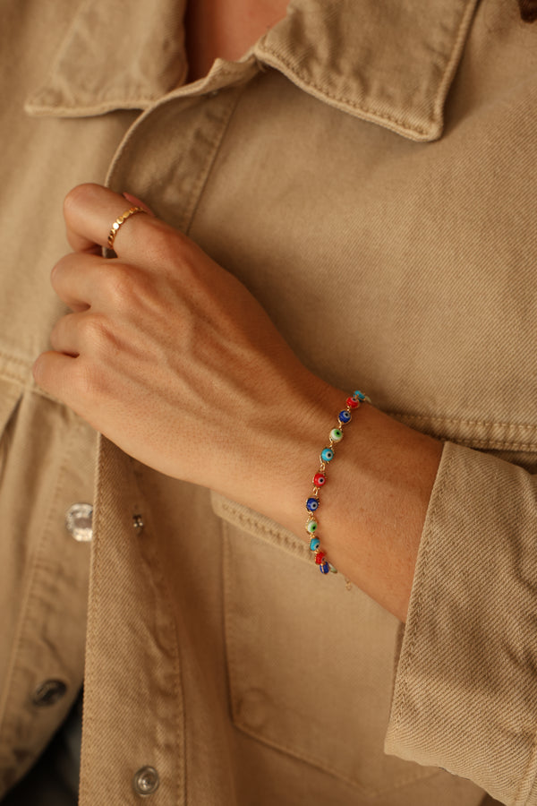 Pulseira Olho Grego Rainbow