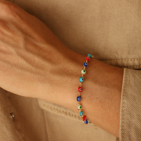 Pulseira Olho Grego Rainbow