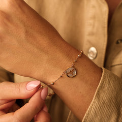 Pulseira Divino Espirito Dourado