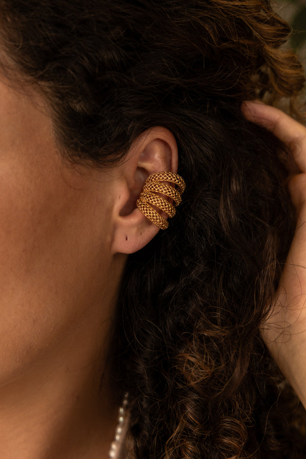 Piercing 4 Elos Textura P925