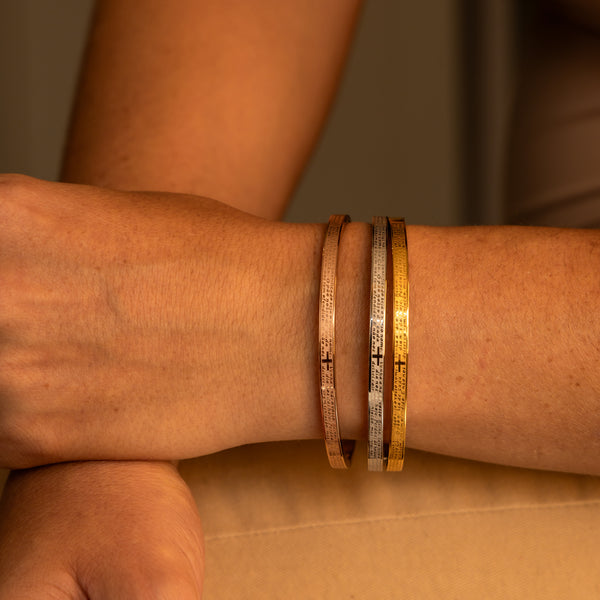 Trio Braceletes Pai Nosso