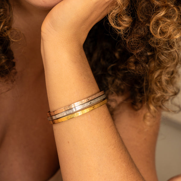 Trio Braceletes Pai Nosso