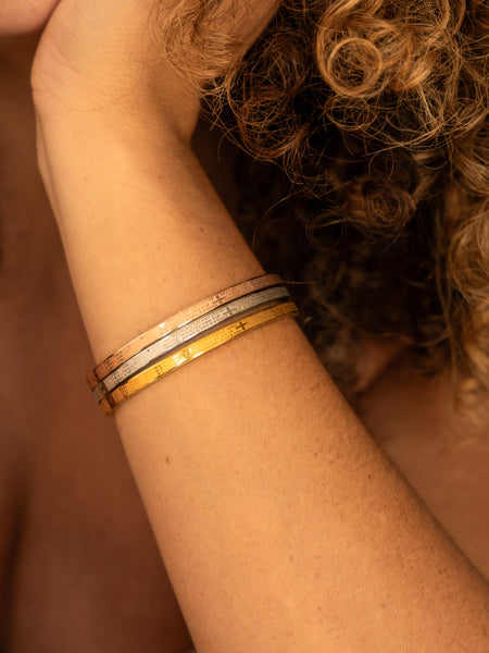 Trio Braceletes Pai Nosso