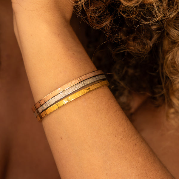 Trio Braceletes Pai Nosso
