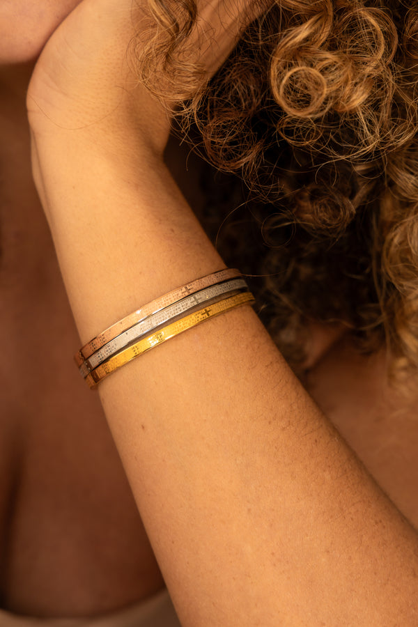 Trio Braceletes Pai Nosso
