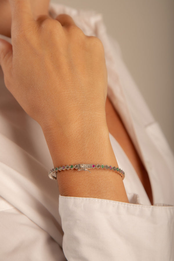 Bracelete Marcassita P925