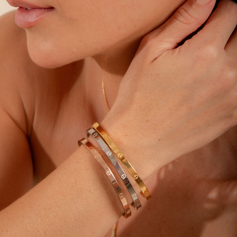 Trio Braceletes Luxo